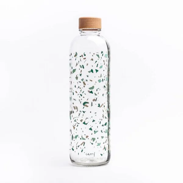 Carry Bottles Carry Bottles Glastrinkflasche 1.0l, Terrazzo, – Produktbild 1 von 4