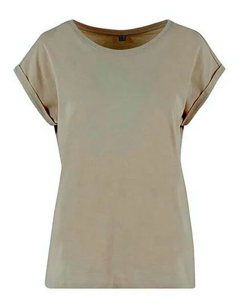 New Morning Studios New Morning Studios Ladies Extended Shoulder Tee Damen T-Shirt, Sand, – Produktbild 1 von 3