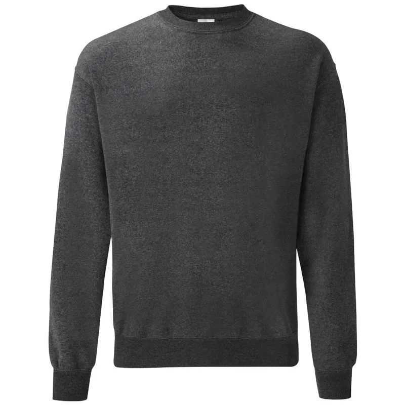 Fruit Of The Loom Fruit of the Loom Classic Sweater 16.2202 Gr. S dark heather grey – Produktbild 1 von 1