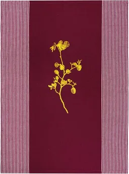 Hirschkind Hirschkind Bio & Fair-Trade-Geschirrtuch "Haselstrauch" ruby – Produktbild 1 von 1