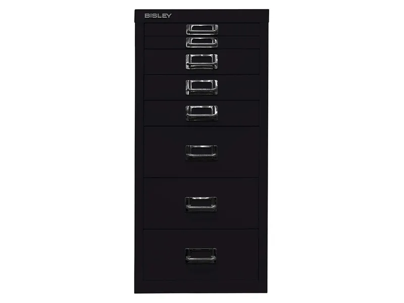 Bisley Bisley Schubladenschrank 8 Schübe, DIN A4 schwarz – Produktbild 1 von 2