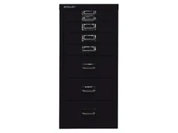 Bisley Bisley Schubladenschrank 8 Schübe, DIN A4 schwarz – Produktbild 1 von 1