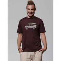 watapparel watapparel T-Shirt Unisex Surf Pickup, Red brown, – Produktbild 1 von 1