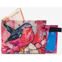 paprcuts paprcuts RFID Portemonnaie Pro, Curious redbreast 2.0. (pink), – Produktbild 1 von 1