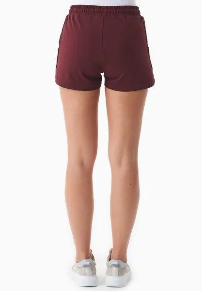 ORGANICATION ORGANICATION SANNDRA | Leichte Sweatshorts aus Bio-Baumwolle, Bordeaux, – Produktbild 4 von 4