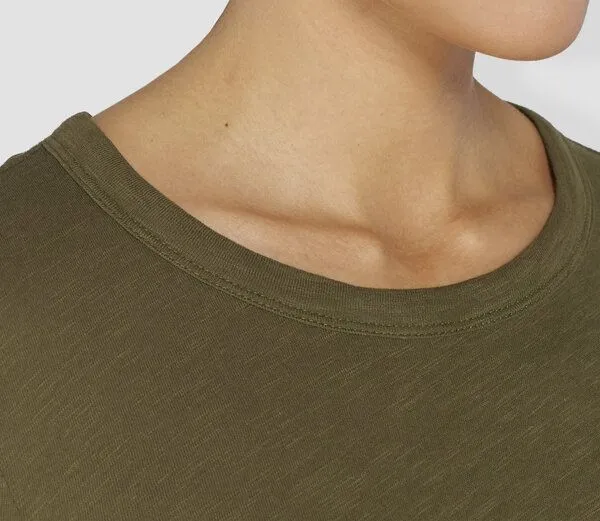 little kiwi little kiwi Damen Longsleeve, "Farn", British Khaki – Produktbild 3 von 3