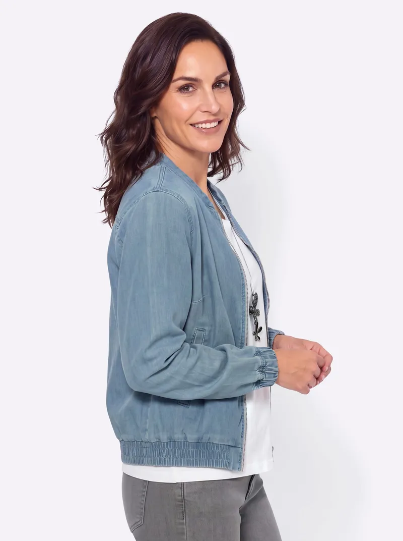 Witt Jeansjacke blue-bleached, Blue-bleached, – Produktbild 2 von 2