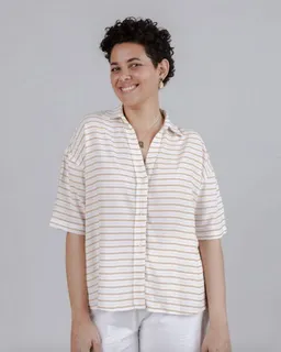 Brava Fabrics Brava Fabrics Mix Oversize Cropped Blouse Narciso – Produktbild 1 von 1