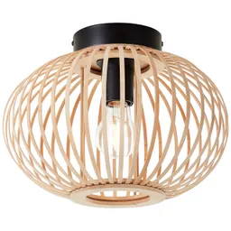 Brilliant Brilliant Enca Deckenlampe, 30 cm, E27, Bambus/Metall – Produktbild 1 von 1