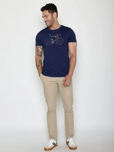 GreenBomb GREENBOMB T-Shirt Bike Jacques Guide, Navy, – Produktbild 4 von 4