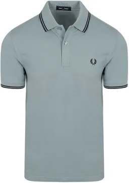 Fred Perry Fred Perry Polo Twin Tipped M3600 Blau Z56 - Größe M – Produktbild 1 von 1