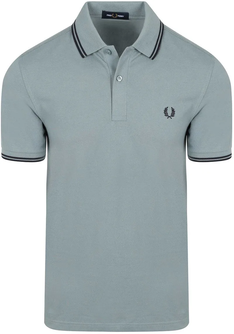 Fred Perry Fred Perry Polo Twin Tipped M3600 Blau Z56 - Größe M, Blau, – Produktbild 1 von 5