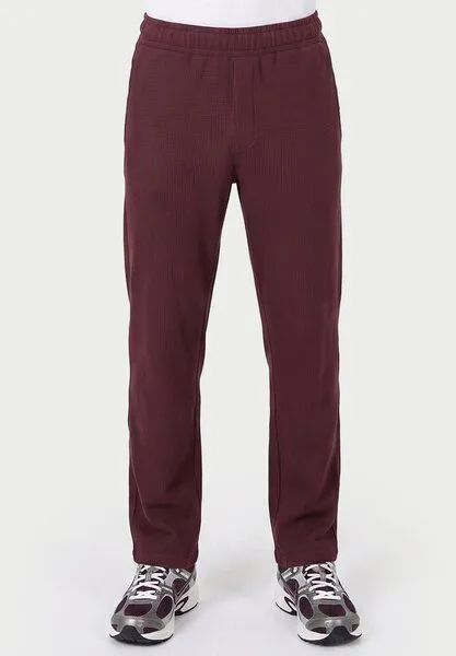ORGANICATION ORGANICATION POZZAN | Waffel Jogginghose aus Bio-Baumwolle & recyceltem Polyester, Red, – Produktbild 3 von 4