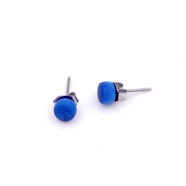 Mekhada Mekhada Tagua Ohrstecker TOPI 5 mm, Sky, – Produktbild 1 von 1