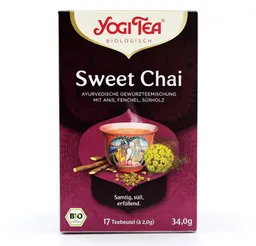 Yogi Tee Yogi Tee Tee YOGI TEA Sweet Chai Bio Filterbeutel 17X2.0g – Produktbild 1 von 1