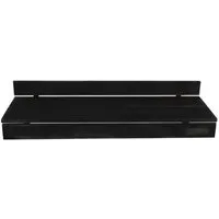 Balkonbar Balkonbar Pine holz - Balkongeländer Rechteck hoch - 90 x 30 cm, Schwarz, – Produktbild 1 von 1