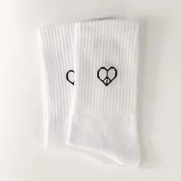 arrel arrel Love & Peace Statement Socken – Produktbild 1 von 1