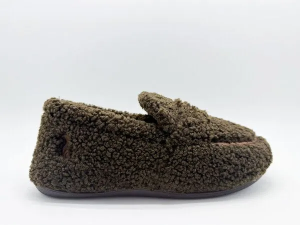 thies thies 1856 ® Rec Teddy Loafer aus rec. Kunstfell, Chocolate, – Produktbild 2 von 4