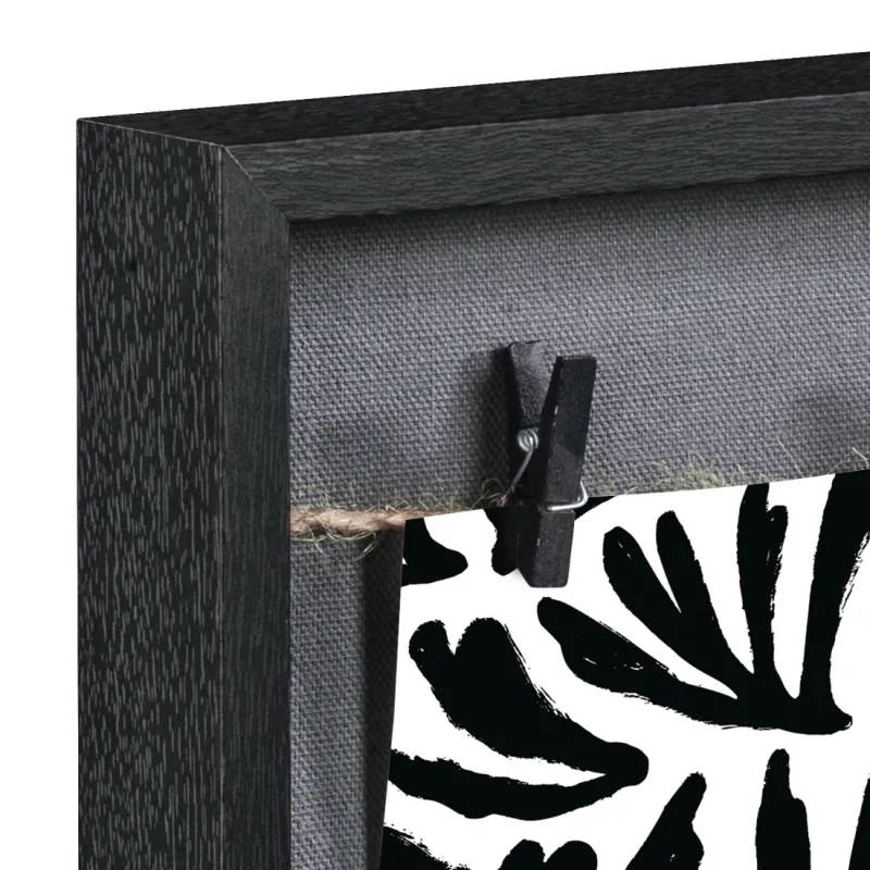 Hama Hama Bilderrahmen "Muro", mit Schnur und Klammern, Schwarz, 29,5 x 36,5 cm – Produktbild 4 von 5