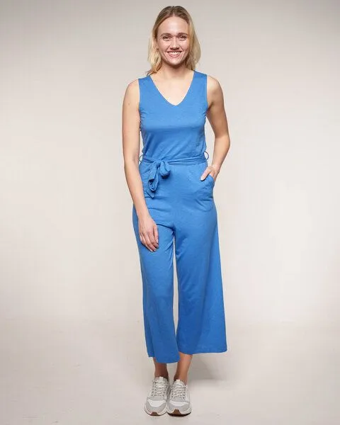 Alma & Lovis Alma & Lovis Aparter Einteiler aus leichter Bio-Baumwolle / EcoVero | Flame Jumpsuit, Blue (blau), – Produktbild 1 von 4