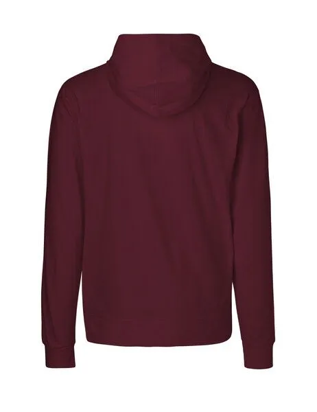 Neutral® - 3FREUNDE Neutral® - 3FREUNDE Unisex Jersey Hoodie, Bordeaux, – Produktbild 3 von 4