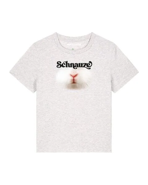 watapparel watapparel T-Shirt Frauen Schnauze, Cool heather grey, – Produktbild 1 von 4