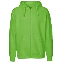 Neutral Neutral® Herren Unisex College Hoodie Zoodie Hoody Kapuzenjacke Sweatjacke, Lime, – Produktbild 1 von 1