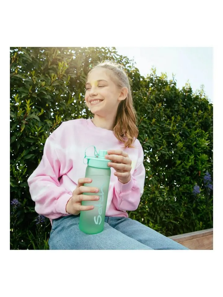 Satch Satch Trinkflasche Sport Trinkflasche, auslaufsicher und kohlensäuregeeignet, Grün, – Produktbild 4 von 5