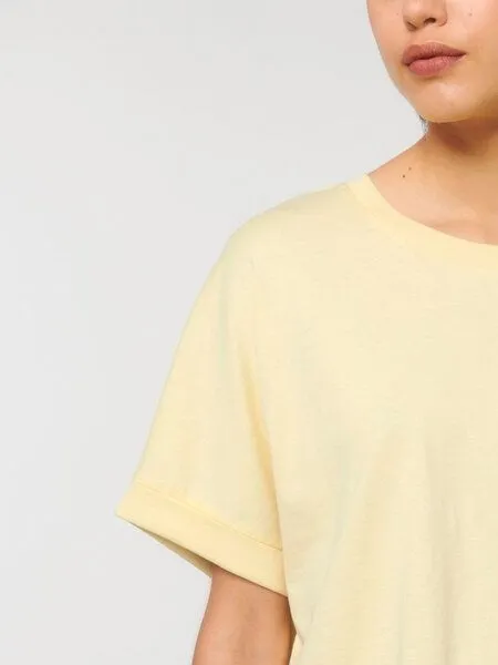 Human Family Human Family Oversize Damen T-Shirt "Slack", Gelb, – Produktbild 4 von 4
