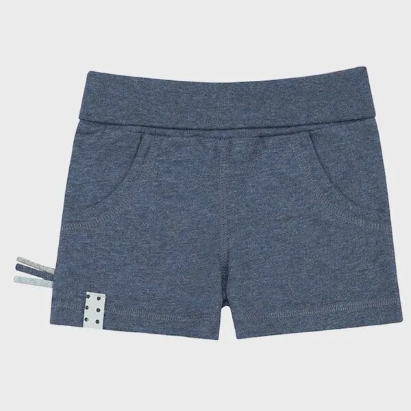 OrganicEra Baby-Shorts 'OrganicEra' aus Bio-Baumwolle, Blau, – Produktbild 4 von 4