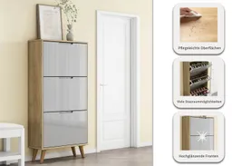 OTTO home Schuhschrank Lund FSC-zertifiziertem Holz, ABS-Kanten, Breite 62 cm – Produktbild 1 von 1