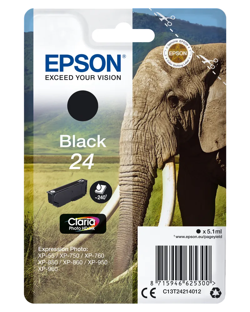 Epson Epson Tintenpatrone T2421 schwarz – Produktbild 1 von 2