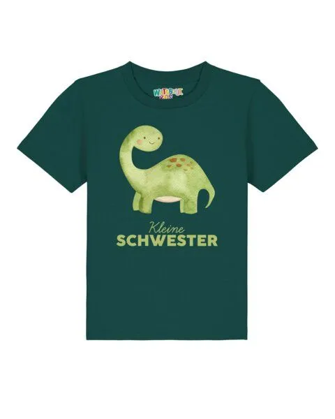 watabout.kids watabout.kids T-Shirt Kinder Dinosaurier 04 Kleine Schwester, Glazed green, – Produktbild 1 von 2