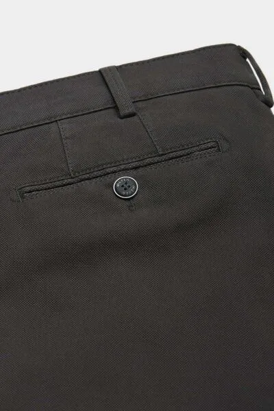 Meyer MEYER Chino im Canvas-Look, Grau (anthrazit), – Produktbild 4 von 4