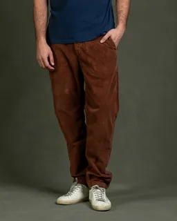 Kuyichi Kuyichi Herren vegan Chino Darren Cord Braun Zum Einpflanzen – Produktbild 1 von 1