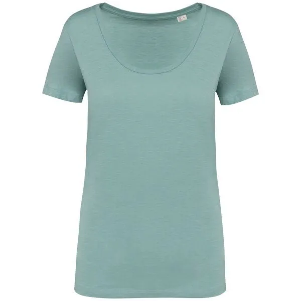Greenspired Greenspired Nachhaltiges Damen-Slub-T-Shirt 130g/m² XS-XXL, Jadegrün, – Produktbild 1 von 1