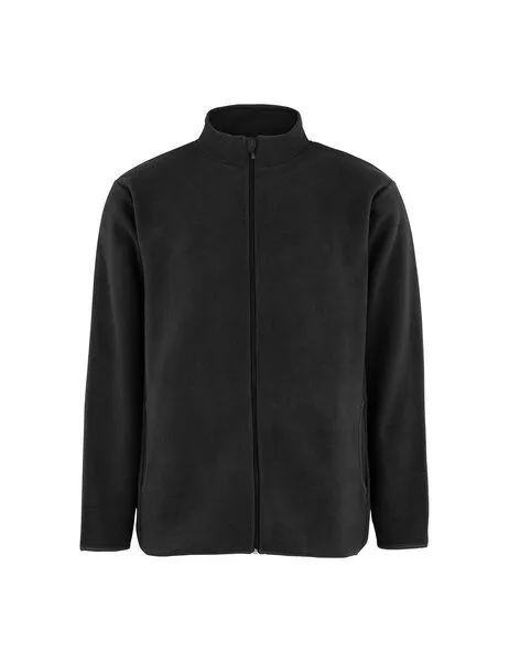Neutral Neutral® Herren Unisex Fleecejacke Jacke Übergangsjacke von Neutral RPet Recyceltes Polyester Übergrösse bis 5XL Plus Size, Schwarz, – Produktbild 2 von 4
