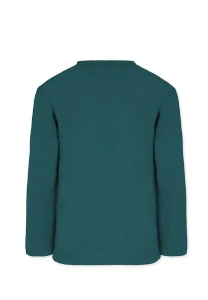 Band of Rascals Band of Rascals We Come In Peace Longsleeve, Racing-green, – Produktbild 3 von 4