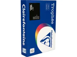 Clairefontaine 250 Blatt Clairfontaine Recycling-Kopierpapier "Trophee" 160 g/m², DIN A4, schwarz – Produktbild 1 von 1