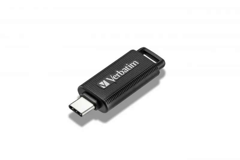 Verbatim Verbatim USB-Stick Retractable USB-C, 64 GB, Schwarz/grau, – Produktbild 3 von 5
