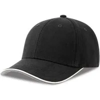 Atlantis Headwear Atlantis Headwear Damen / Herren Basecap, Schwarz, – Produktbild 3 von 3