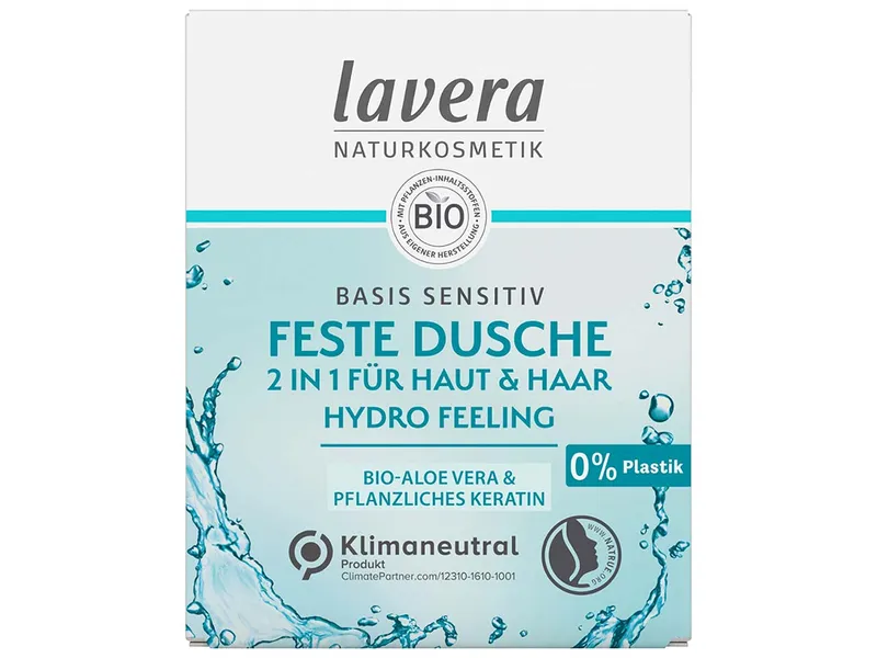lavera Feste Dusche 2 in 1 Hydro Feeling – Produktbild 1 von 3