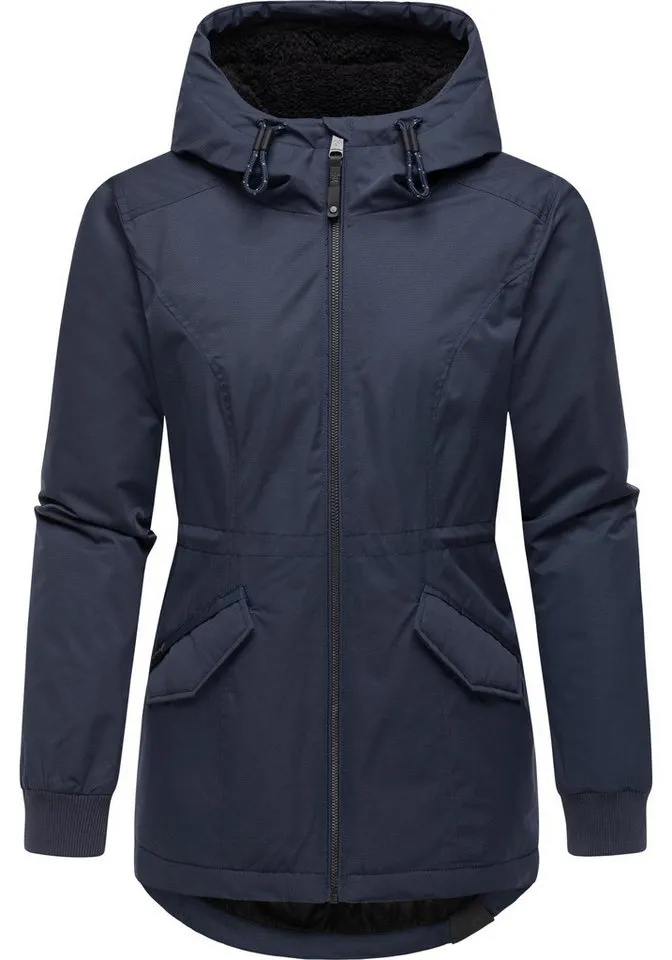 ragwear ragwear Winterjacke Dowey Warm Rain (1-St) Wasserdichte Damen Jacke für den Winter, Blau, – Produktbild 2 von 4