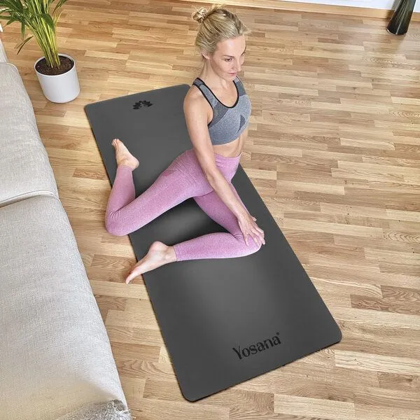 Yosana Yosana Yogamatten Starter Set 4-Teilig, Grau, – Produktbild 4 von 8