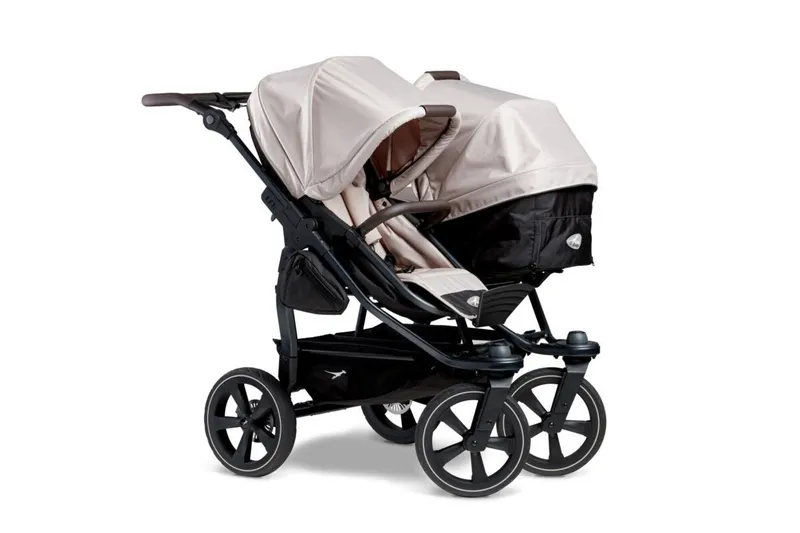 TFK TFK Zwillings-Kombikinderwagen TFK Duo 2 2in1 Set, Braun, – Produktbild 3 von 3