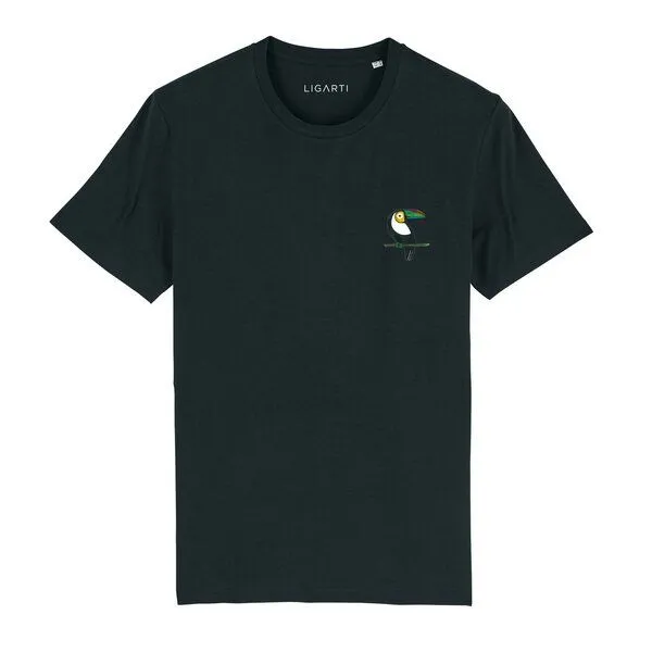 LIGARTI LIGARTI T-shirt - Tukan, Schwarz, – Produktbild 1 von 5