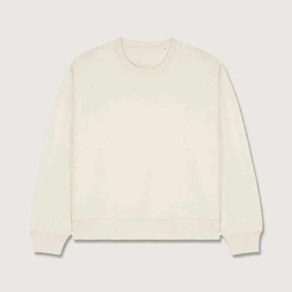 YTWOO YTWOO Modernes Damen-Sweatshirt – weich, nachhaltig & zeitlos, Natural raw, – Produktbild 2 von 4