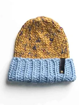 PANAPUFA PANAPUFA Handgestrickte Chunky Beanie – Seide Merinowolle – Produktbild 1 von 1