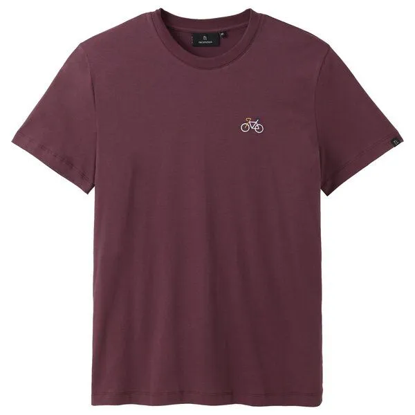 recolution recolution T-Shirt AGAVE BIKE, Dark plum, – Produktbild 1 von 4
