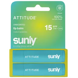 Attitude Attitude Sunly Lippenbalsam LSF15 Duo - Parfümfrei – Produktbild 1 von 1